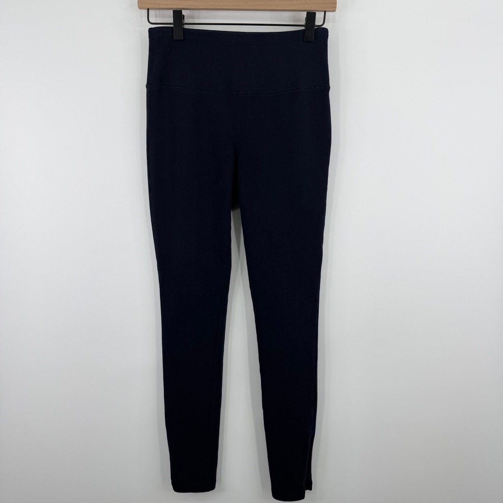 Talbots Leggings Women XS Navy Blue T by Talbots High Rise Ankle Zip